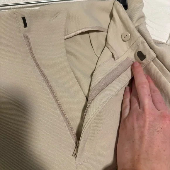 Zara Cream Trousers - Picture 2 of 7